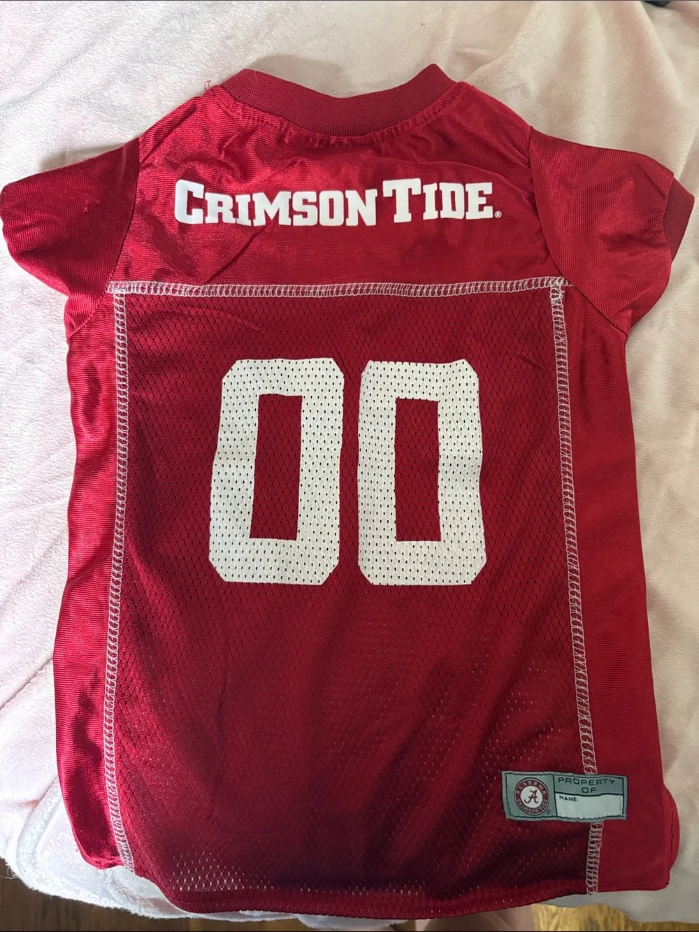 Pets First Red Alabama Pet Jersey